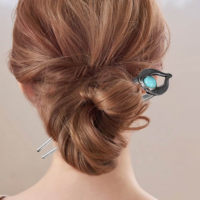 Egypt Turquoise U Shape Hair F - Hair Fork Stick のレビューと価格