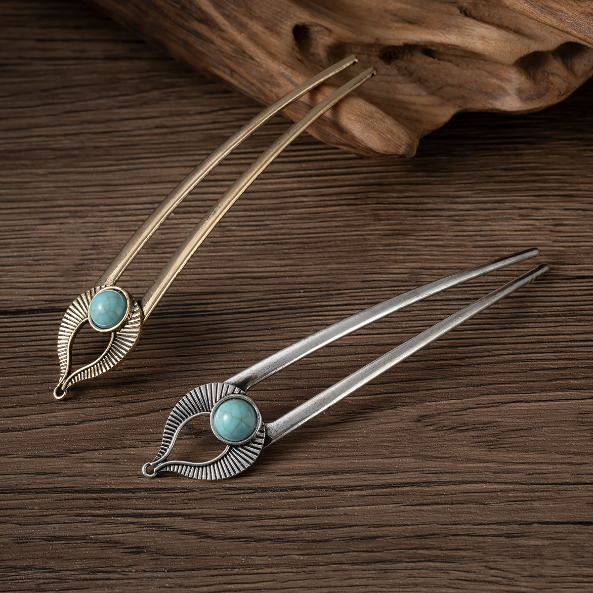 Egypt Turquoise U Shape Hair F - Hair Fork Stick のレビューと価格