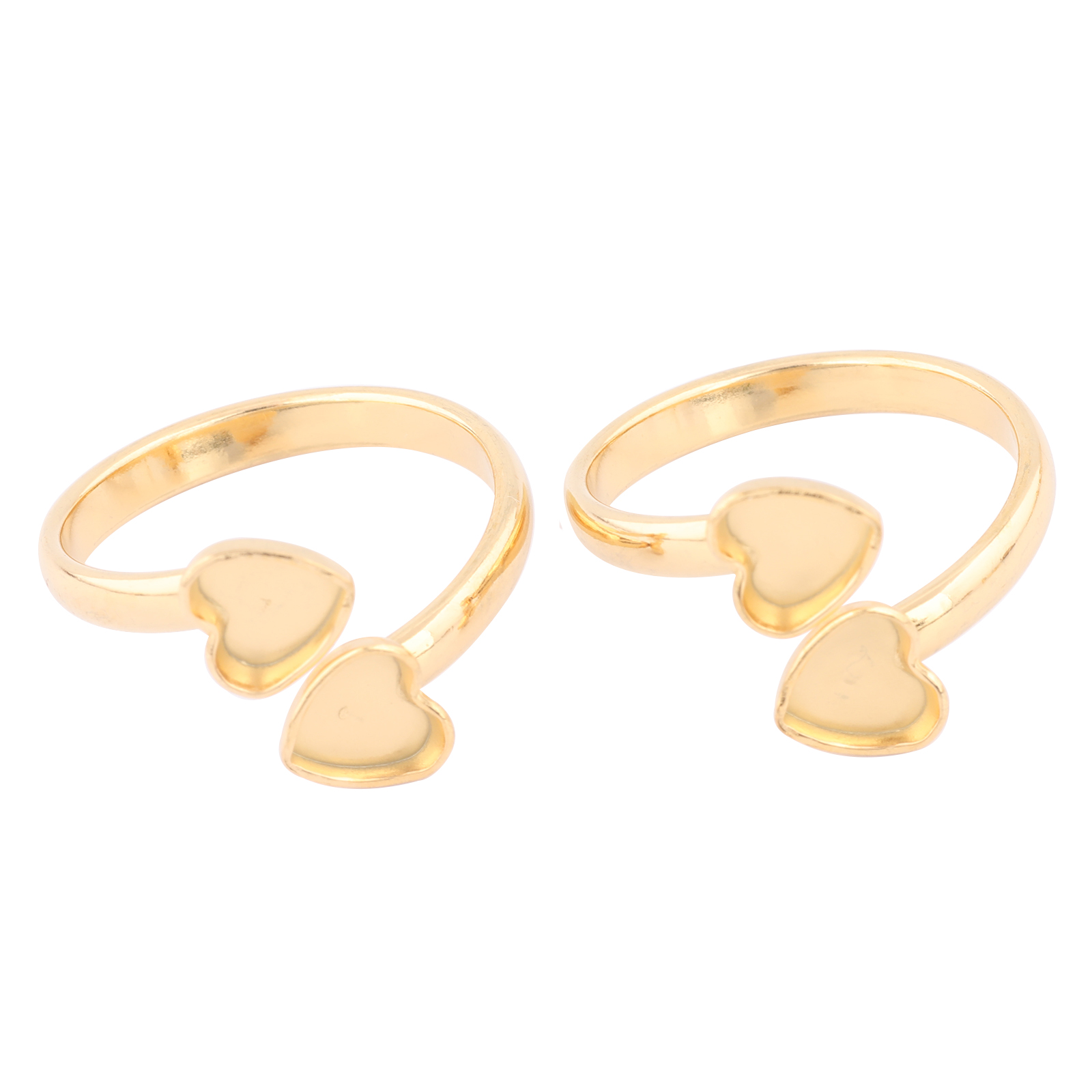 10pcs Stainless Steel Gold Pla - Ring Set Adjustable のレビューと価格