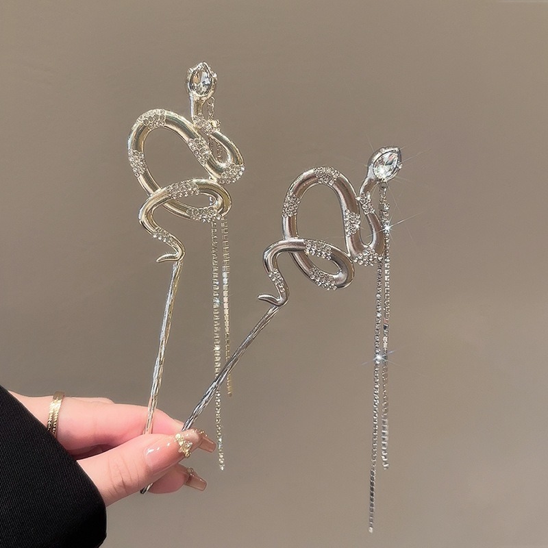 1pc Snake Hair Sticks Tone Ser - Women Accessories Chain のレビューと価格