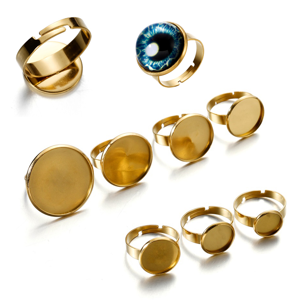 10pcs Stainless Steel Adjustab - Ring Set Adjustable のレビューと価格