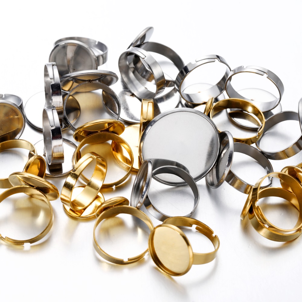 10pcs Stainless Steel Adjustab - Ring Set Adjustable のレビューと価格