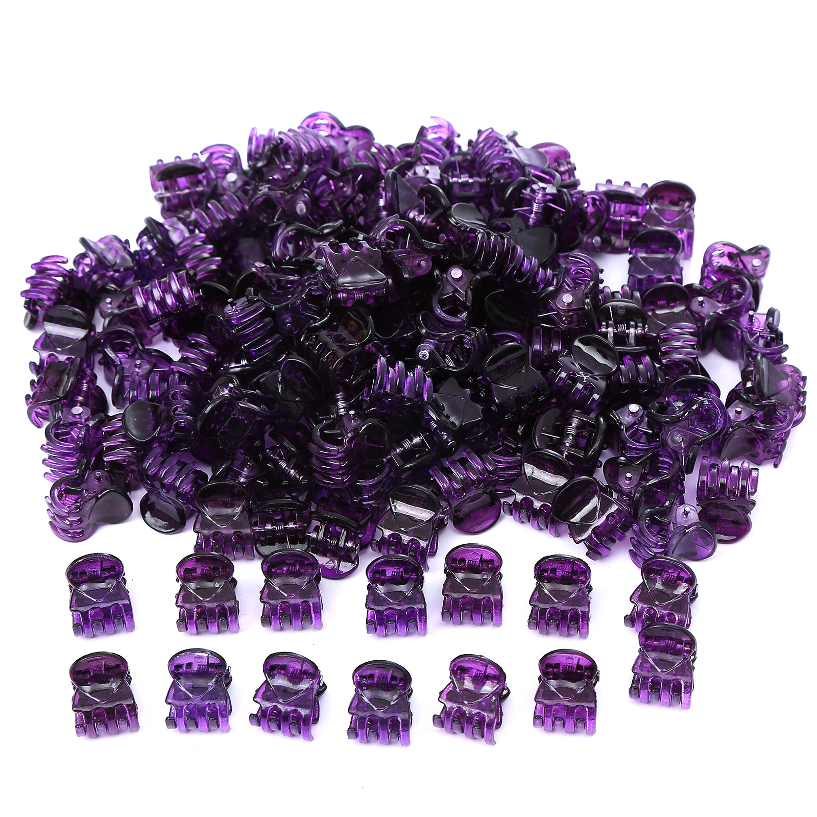1CM 100Pcs/Set Hair Claw Clips - Hair Claw Clip Set のレビューと価格
