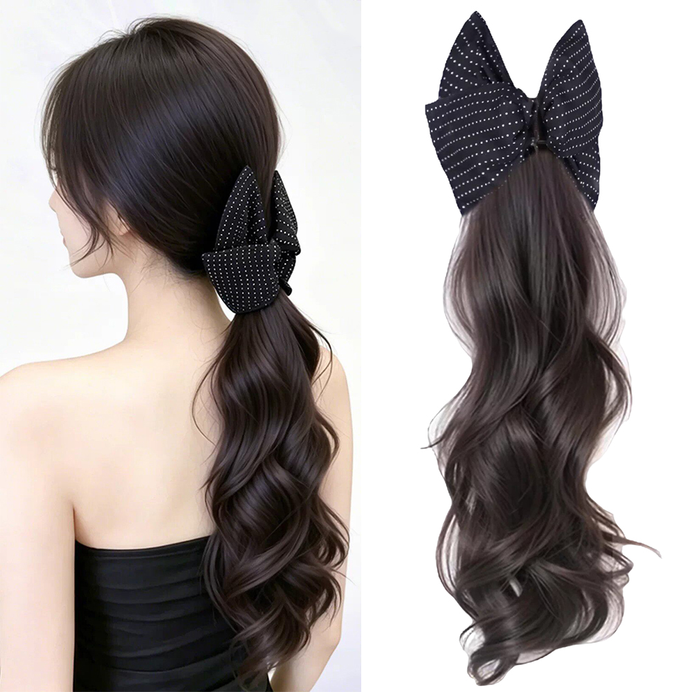 Bow Claw Clip Synthetic Ponyta - Hair Claw Clip Set のレビューと価格