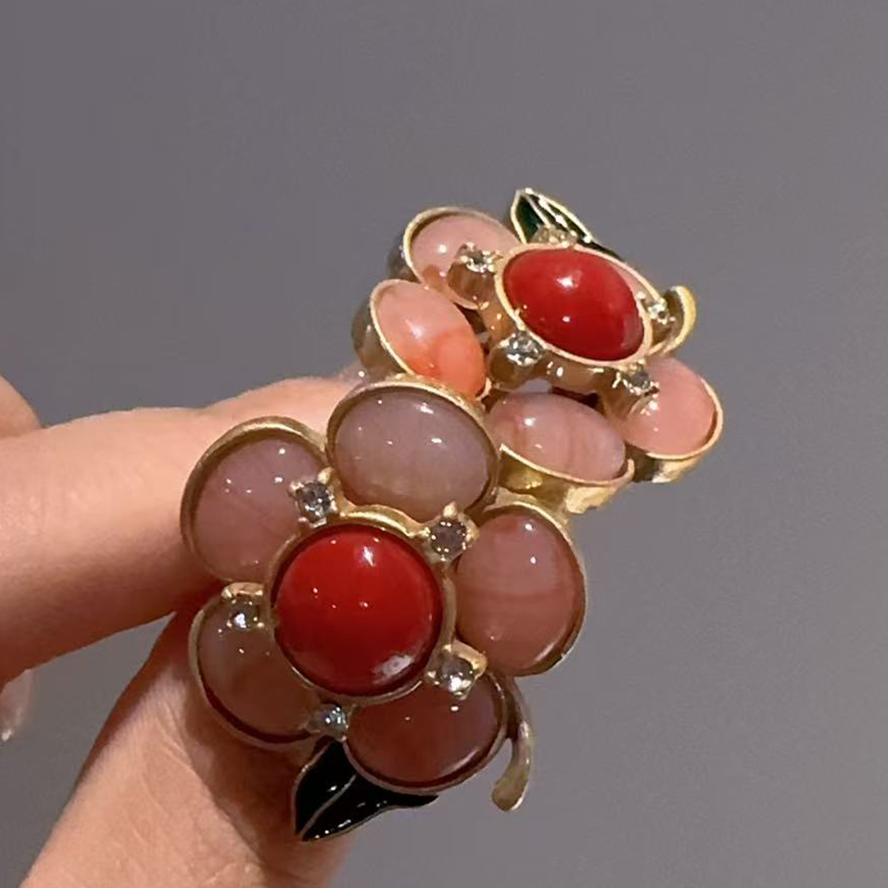 Vintage Natural Stone Pink Flo - Women'S Accessories Trends 2026 のレビューと価格