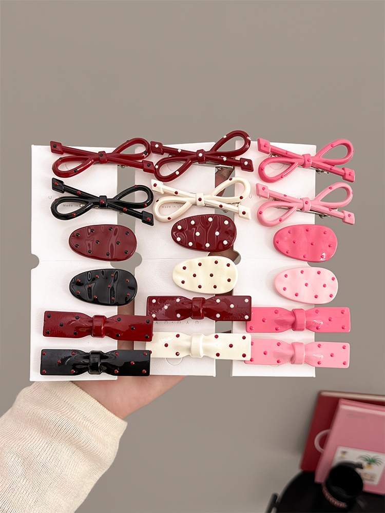 Sweet Cool Polka Dot  Knot Hai - Women'S Red Accessories のレビューと価格