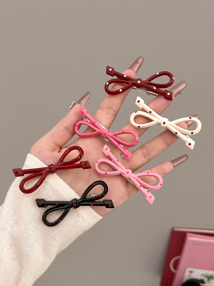 Sweet Cool Polka Dot  Knot Hai - Women'S Red Accessories のレビューと価格